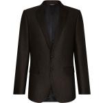 Vestes longues de créateur Dolce & Gabbana Dolce noires métalliques à manches longues Taille XL pour homme 