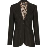 Blazers Dolce & Gabbana Dolce marron à rayures Taille XS look fashion pour femme 