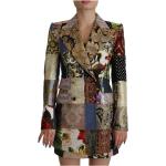 Blazers de créateur Dolce & Gabbana Dolce multicolores patchwork Taille XS pour femme 