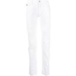 Jeans droits de créateur Dolce & Gabbana Dolce blancs stretch W46 classiques 