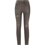 Jeans skinny de créateur Dolce & Gabbana Dolce gris Taille XS W44 pour femme 