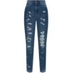 Jeans skinny de créateur Dolce & Gabbana Dolce bleus à logo look vintage 