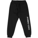 Pantalons de sport de créateur Dolce & Gabbana Dolce noirs enfant look sportif 