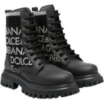 Chaussures montantes de créateur Dolce & Gabbana Dolce noires Pointure 38 look casual pour enfant 