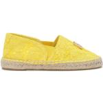 Chaussures casual de créateur Dolce & Gabbana Dolce jaunes en caoutchouc Pointure 38 look casual pour fille 