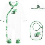 Pyjamas de créateur Dolce & Gabbana Dolce blancs à motif banane enfant Taille naissance 