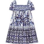 Robes imprimées Dolce & Gabbana Dolce bleues de créateur Taille 8 ans pour fille de la boutique en ligne Farfetch.com 