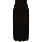 Jupes mi-longues de créateur Dolce & Gabbana Dolce noires en dentelle mi-longues Taille XS pour femme 