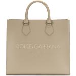 Sacs à main de créateur Dolce & Gabbana Dolce beiges en cuir de veau en cuir pour homme 