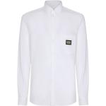 Chemises de créateur Dolce & Gabbana Dolce blanches à manches longues à manches longues pour homme 