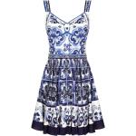 Robes à imprimés de créateur Dolce & Gabbana Dolce bleu roi Taille 3 XL pour femme 
