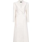Manteaux en laine de créateur Dolce & Gabbana Dolce blancs Taille XXL pour femme 