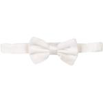Cravates unies de créateur Dolce & Gabbana Dolce blanc d'ivoire en soie à motif papillons pour homme 
