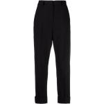 Pantalons de costume de créateur Dolce & Gabbana Dolce noirs à rayures Taille XS W44 pour femme 