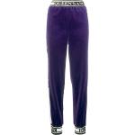 Pantalons de tailleur de créateur Dolce & Gabbana Dolce violets en velours seconde main Taille L pour femme 