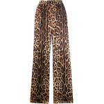 Pantalons de créateur Dolce & Gabbana Dolce à effet léopard avec ceinture à imprimés Taille XS W46 L36 pour femme 