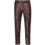 Pantalons large de créateur Dolce & Gabbana Dolce noirs lamés en polyester Taille XXL pour homme 