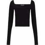 Pulls de créateur Dolce & Gabbana Dolce noirs à mailles à manches longues Taille XS pour femme en promo 