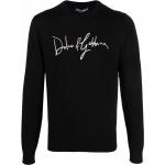 Pulls de créateur Dolce & Gabbana Dolce noirs à mailles à manches longues Taille XXL pour homme 