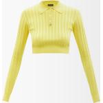 Pulls de créateur Dolce & Gabbana Dolce jaunes à motif fleurs à mailles Taille 3 XL pour femme en promo 