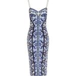 Robes à imprimés Dolce & Gabbana Dolce bleues Taille XS pour femme 