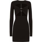 Robes de soirée longues de créateur Dolce & Gabbana Dolce noires à manches longues à col rond Taille XS pour femme 