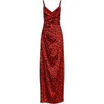 Robes à imprimés de soirée de créateur Dolce & Gabbana Dolce rouge coquelicot à effet léopard en dentelle Taille 3 XL pour femme en promo 