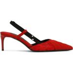 Escarpins à brides de créateur Dolce & Gabbana Dolce rouge coquelicot Pointure 40 pour femme 