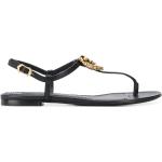 Dolce & Gabbana sandales à plaque logo - Noir
