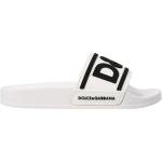 Claquettes de piscine de créateur Dolce & Gabbana Dolce blanches Pointure 32 pour garçon 