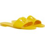 Sandales de créateur Dolce & Gabbana Dolce jaunes 