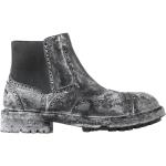 Boots Chelsea de créateur Dolce & Gabbana Dolce grises en caoutchouc Pointure 39 pour homme 