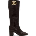 Dolce & Gabbana - Shoes > Boots > High Boots - Brown -