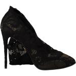 Bottes stretch de créateur Dolce & Gabbana Dolce noires Pointure 39 look fashion pour femme 