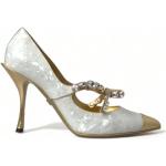 Escarpins vernis de créateur Dolce & Gabbana Dolce blancs en cuir Pointure 40 look fashion pour femme 