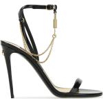 Sandales à talons de créateur Dolce & Gabbana Dolce noires Pointure 37 pour femme 