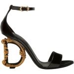 Sandales à talons de créateur Dolce & Gabbana Dolce noires Pointure 41 pour femme 