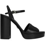 Sandales à talons de créateur Dolce & Gabbana Dolce noires Pointure 40 pour femme 