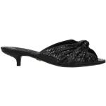 Sandales à talons de créateur Dolce & Gabbana Dolce noires Pointure 36 pour femme 