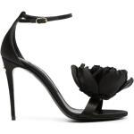 Sandales à talons de créateur Dolce & Gabbana Dolce noires Pointure 41 avec un talon de plus de 9cm pour femme 