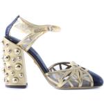 Sandales à talons de créateur Dolce & Gabbana Dolce jaunes Pointure 36 pour femme 