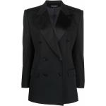 Blazers croisés de créateur Dolce & Gabbana Dolce noirs à manches longues Taille XS pour femme 