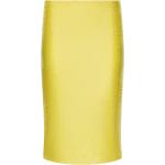 Jupes courtes de créateur Dolce & Gabbana Dolce jaunes à sequins courtes Taille M look fashion pour femme 