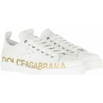 Baskets à lacets de créateur Dolce & Gabbana Dolce blanches imperméables look casual pour femme en solde 
