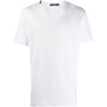 T-shirts col V de créateur Dolce & Gabbana Dolce blancs à manches courtes à col en V Taille XXL pour homme 
