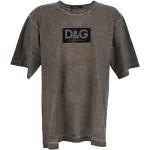 T-shirts de créateur Dolce & Gabbana Dolce gris en coton Taille XS look casual 
