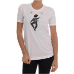 T-shirts de créateur Dolce & Gabbana Dolce blancs Taille XXS look fashion pour femme 