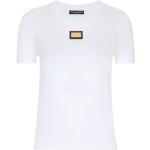 T-shirts de créateur Dolce & Gabbana Dolce blancs à manches courtes Taille XS look fashion pour femme 