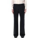 Pantalons chino de créateur Dolce & Gabbana Dolce noirs en laine stretch Taille XL coupe regular 