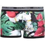 Caleçons de créateur Dolce & Gabbana Dolce noirs à fleurs en coton Taille L pour homme 